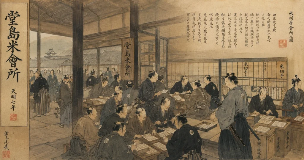 Osaka rice exchange history 1