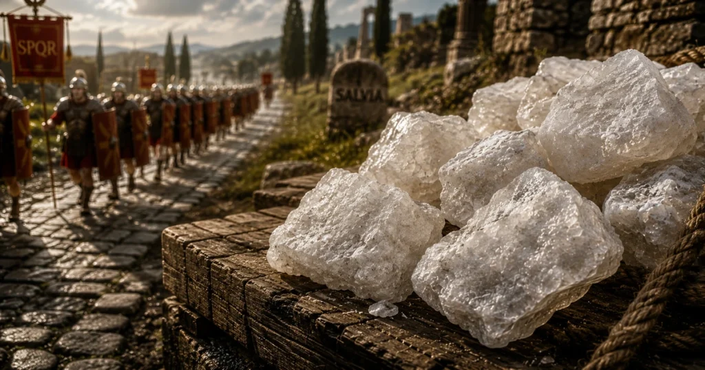 Historical importance of salt as an ancient traded commodity