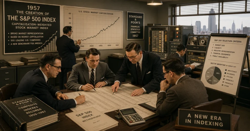 The evolution of the s&p 500 index tracking corporate market capitalization