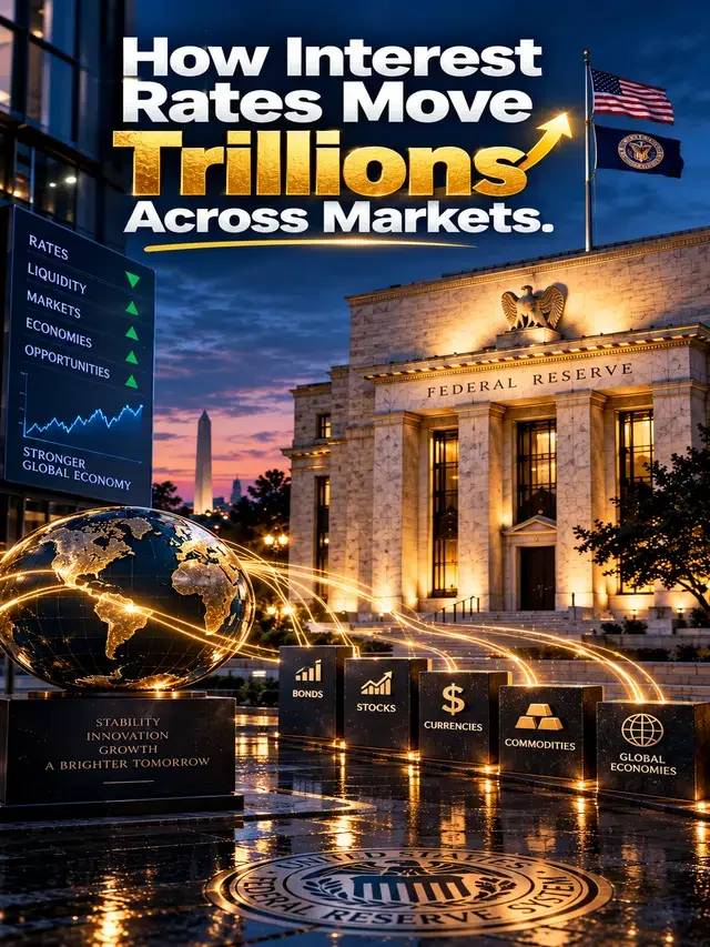 Washington dc with glowing global market liquidity feeds.