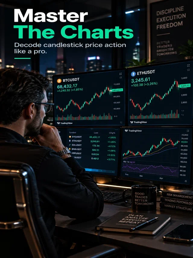 How to read a crypto price chart banner